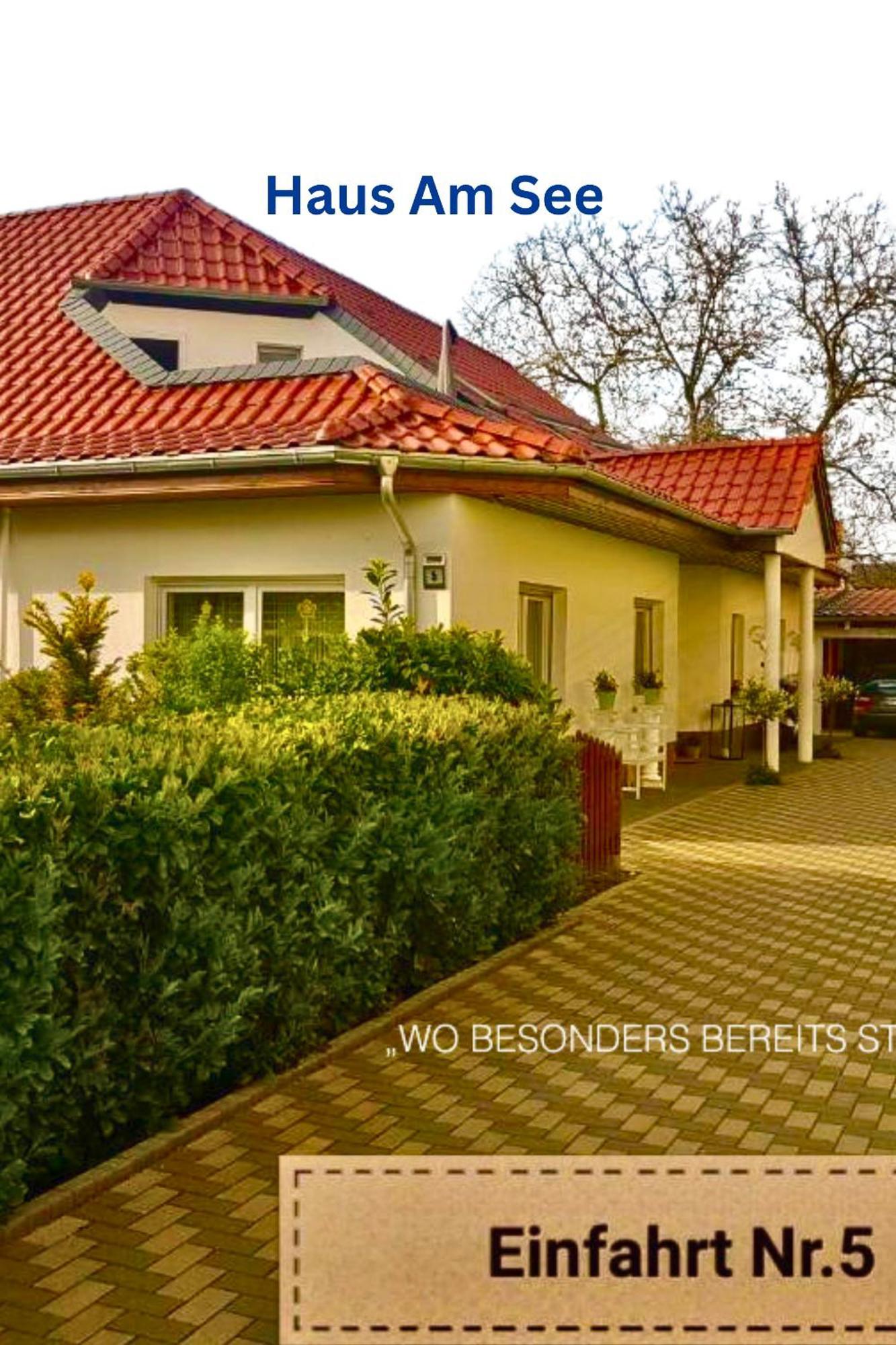 Haus Am See Bernburg Exteriér fotografie